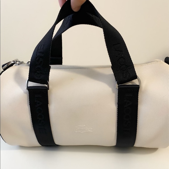 LACOSTE Large Crossbody Roll Bag, WHITE - Picture 1 of 5